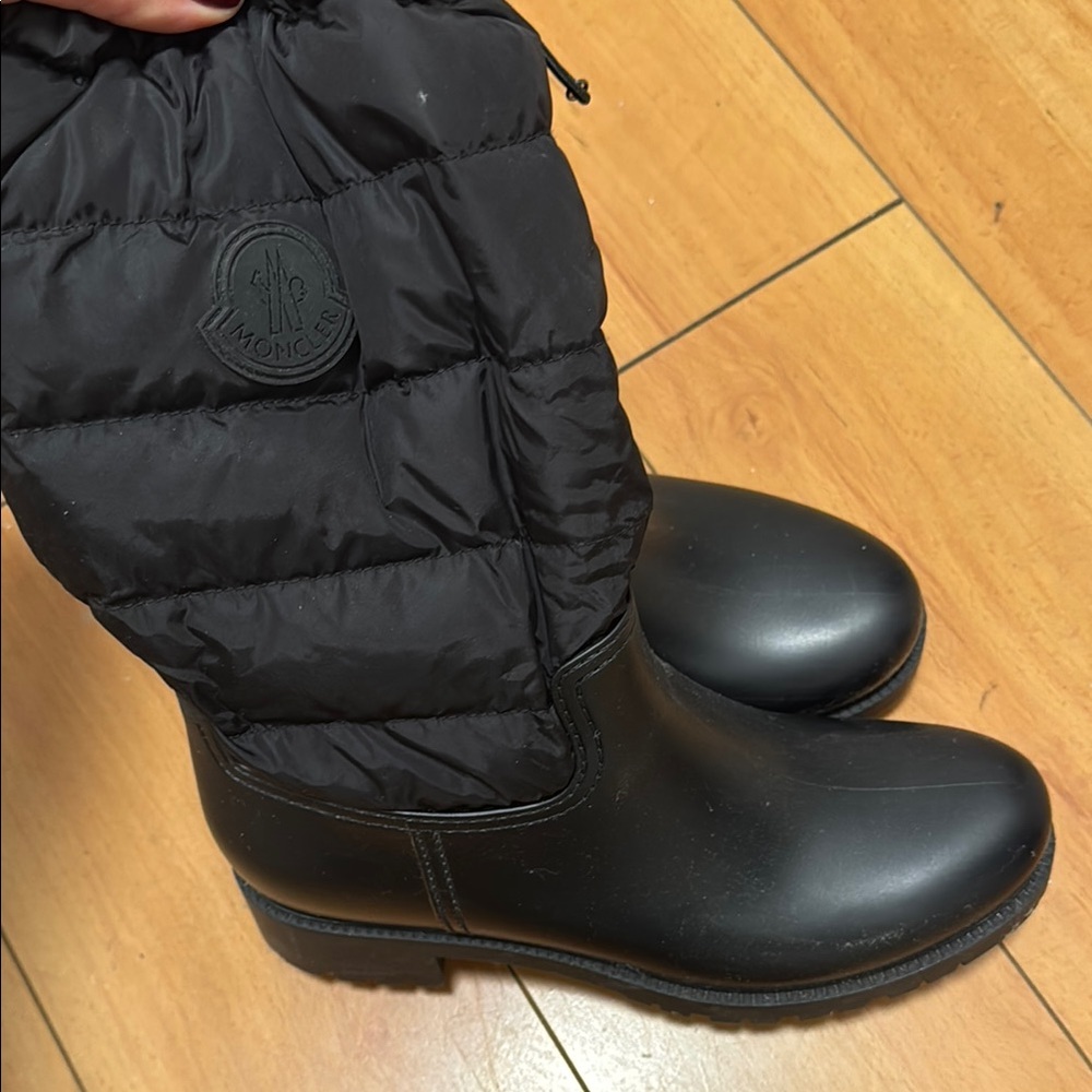COPY - Moncler Black Winter & Rain Boots